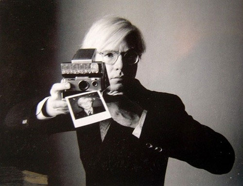 Warhol with Polaroid